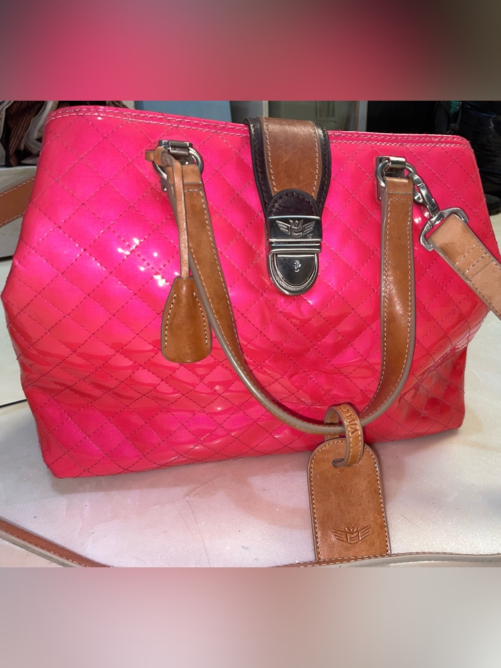 Consuela Pink Scream Candy Crush Handbag Rare